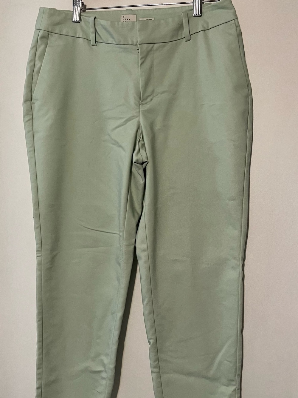 Women’s Slim Chino Pants in Sage Green
